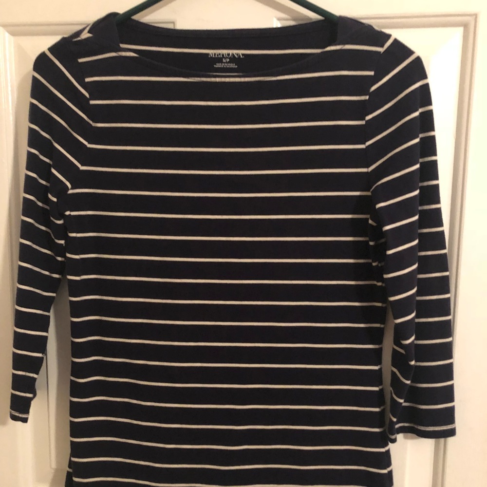 Merona 3/4 sleeve boatneck shirt